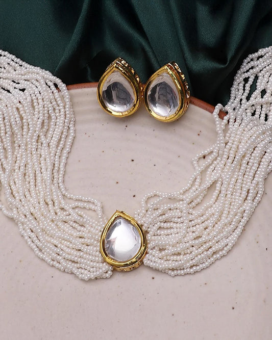 Shama Kundan Pearl Choker