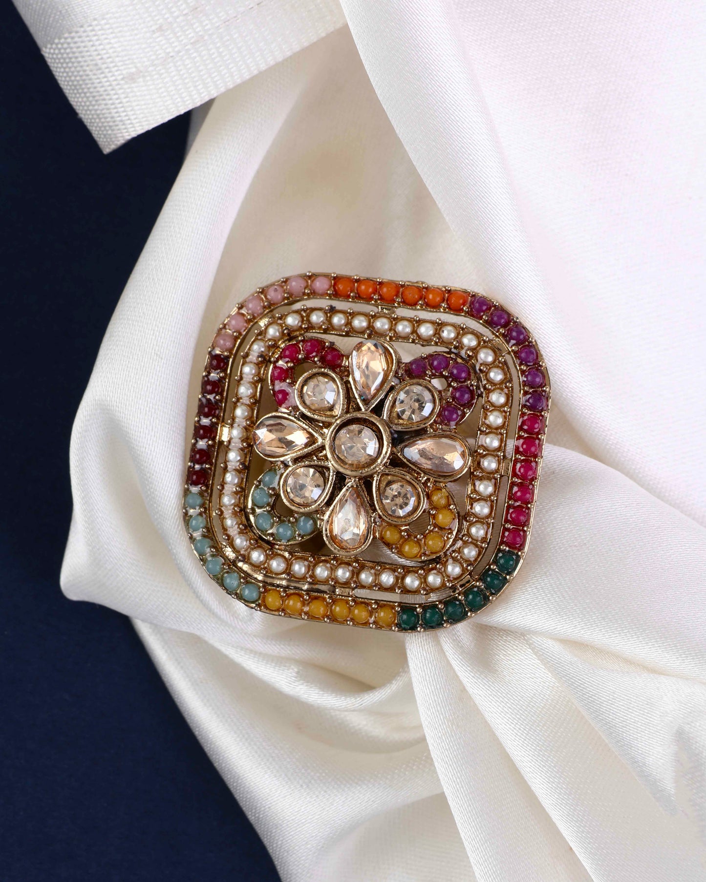 Arya Jadau Ethnic Ring