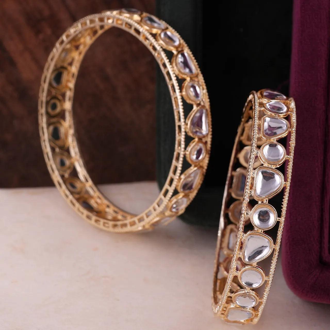 Uncut Kundan Bangle