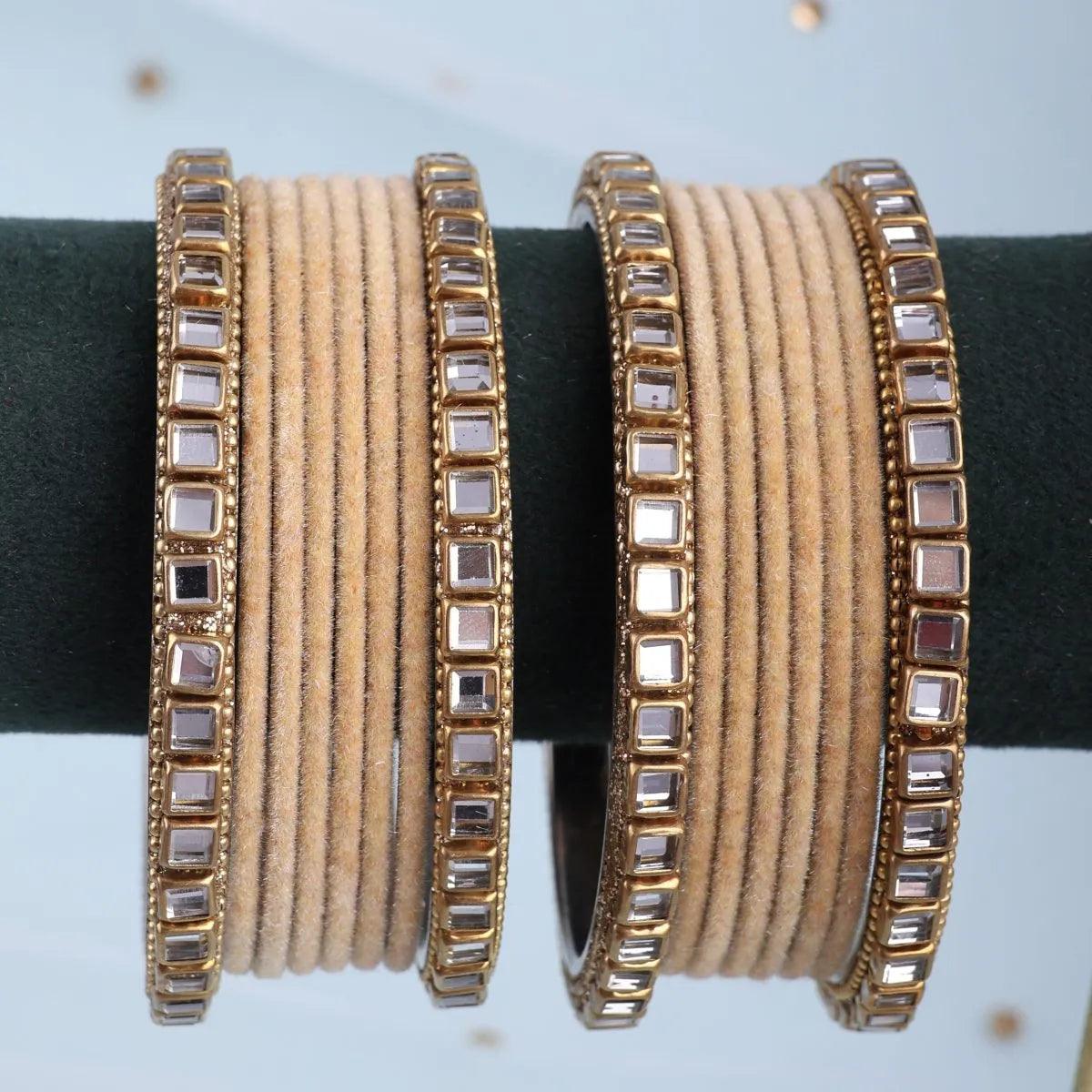 Golden Jahan Bangle Set