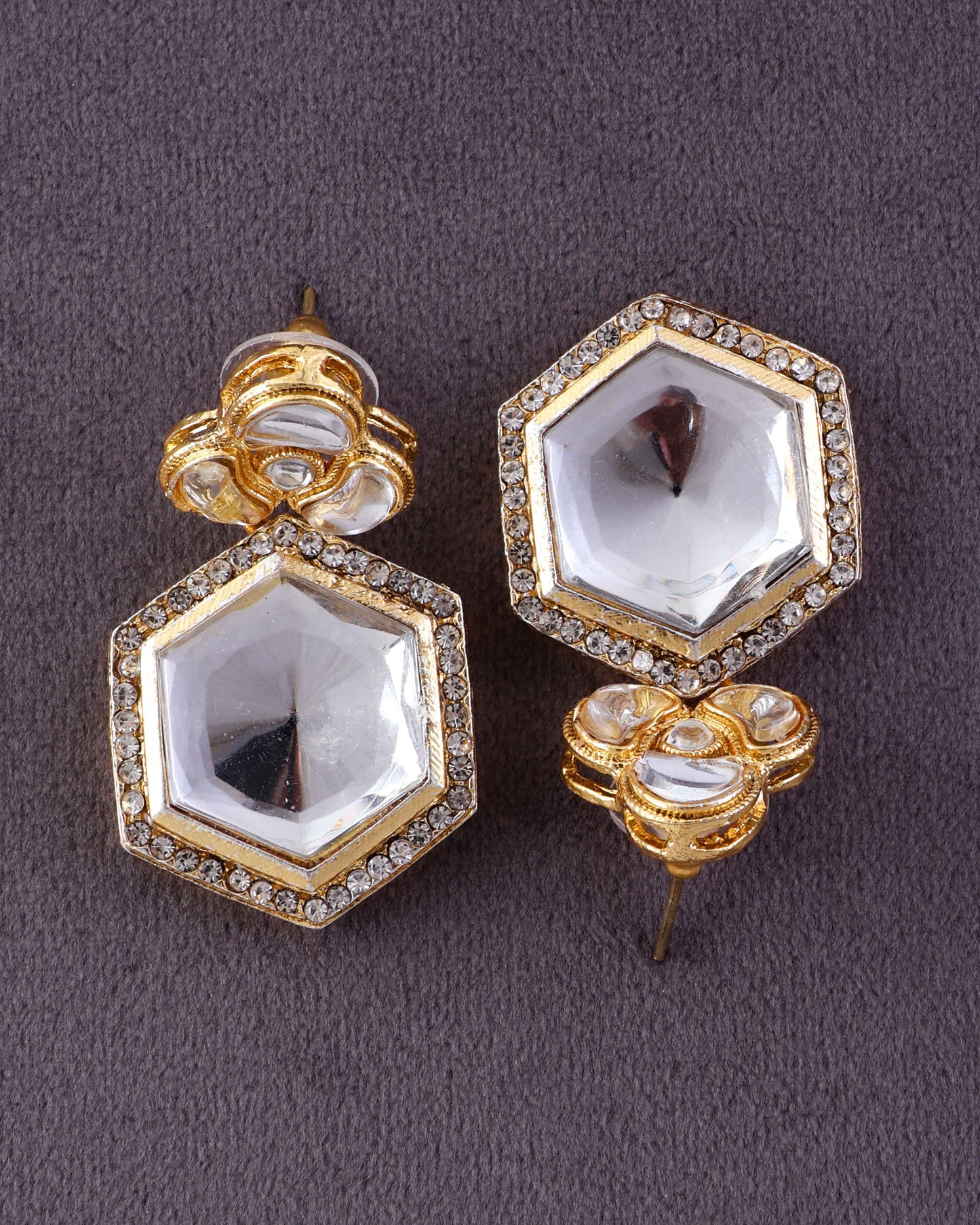 Vrihaan Combo of 3 Zircone Earring