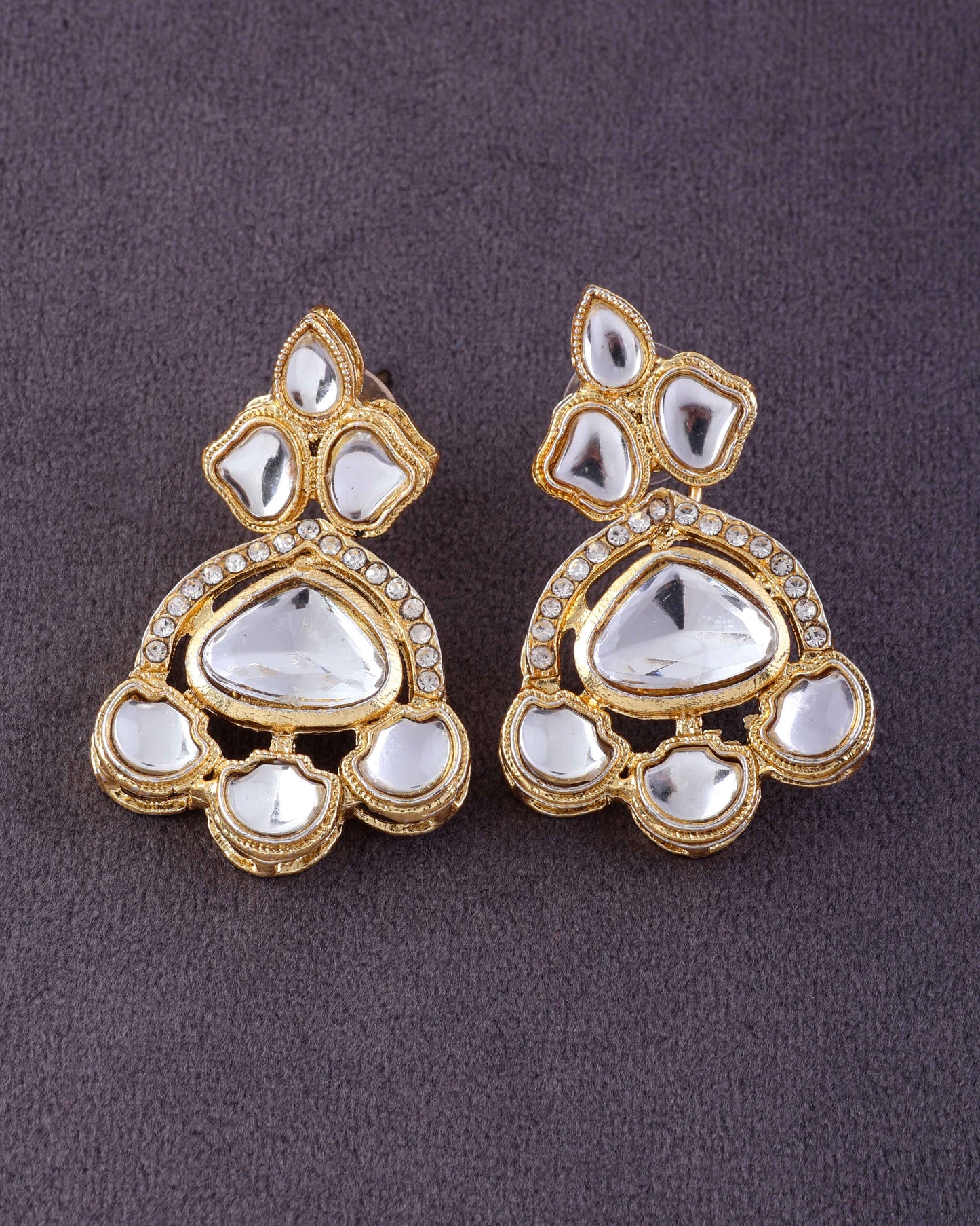 Zair Gold Zircone Earring
