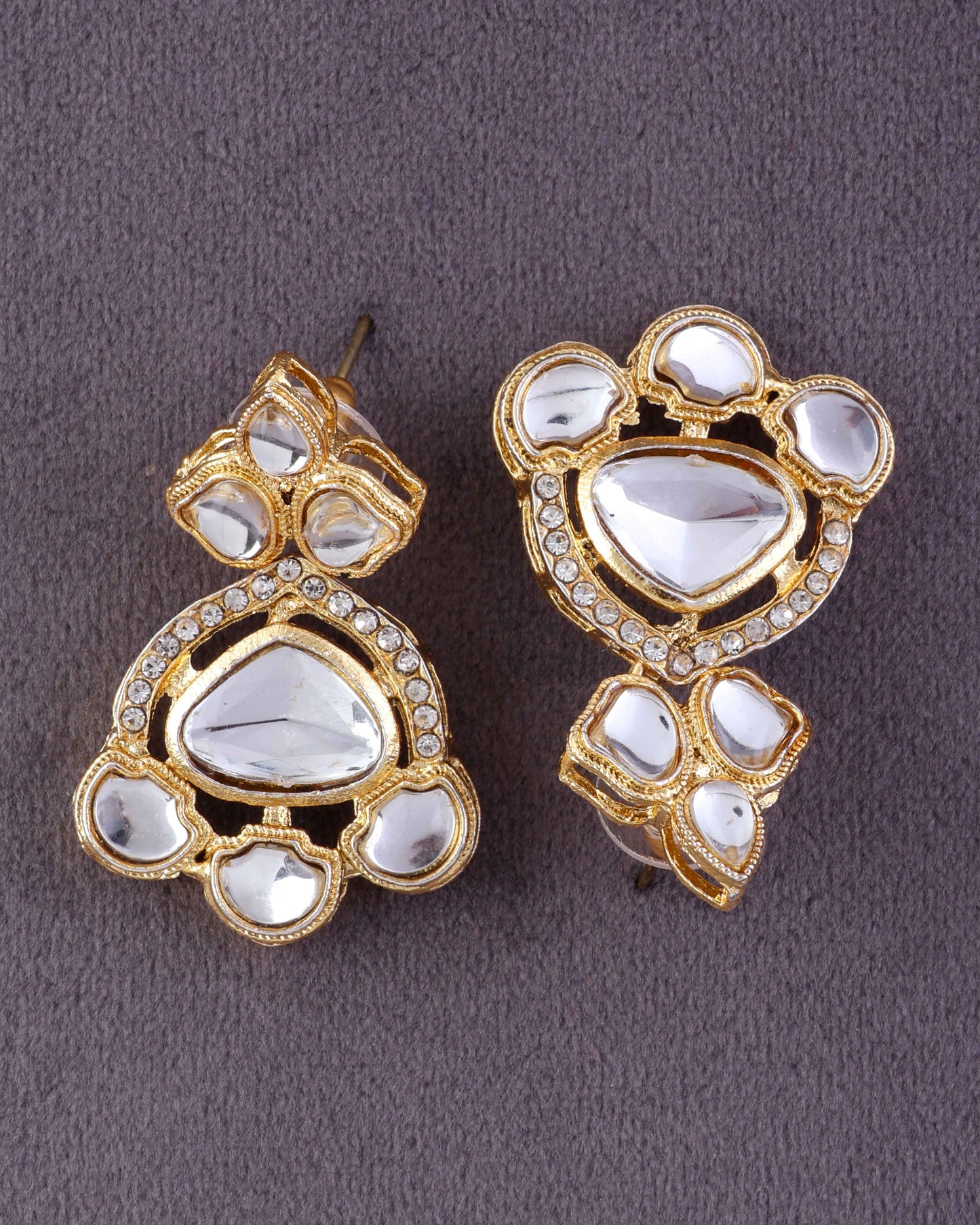 Zair Gold Zircone Earring