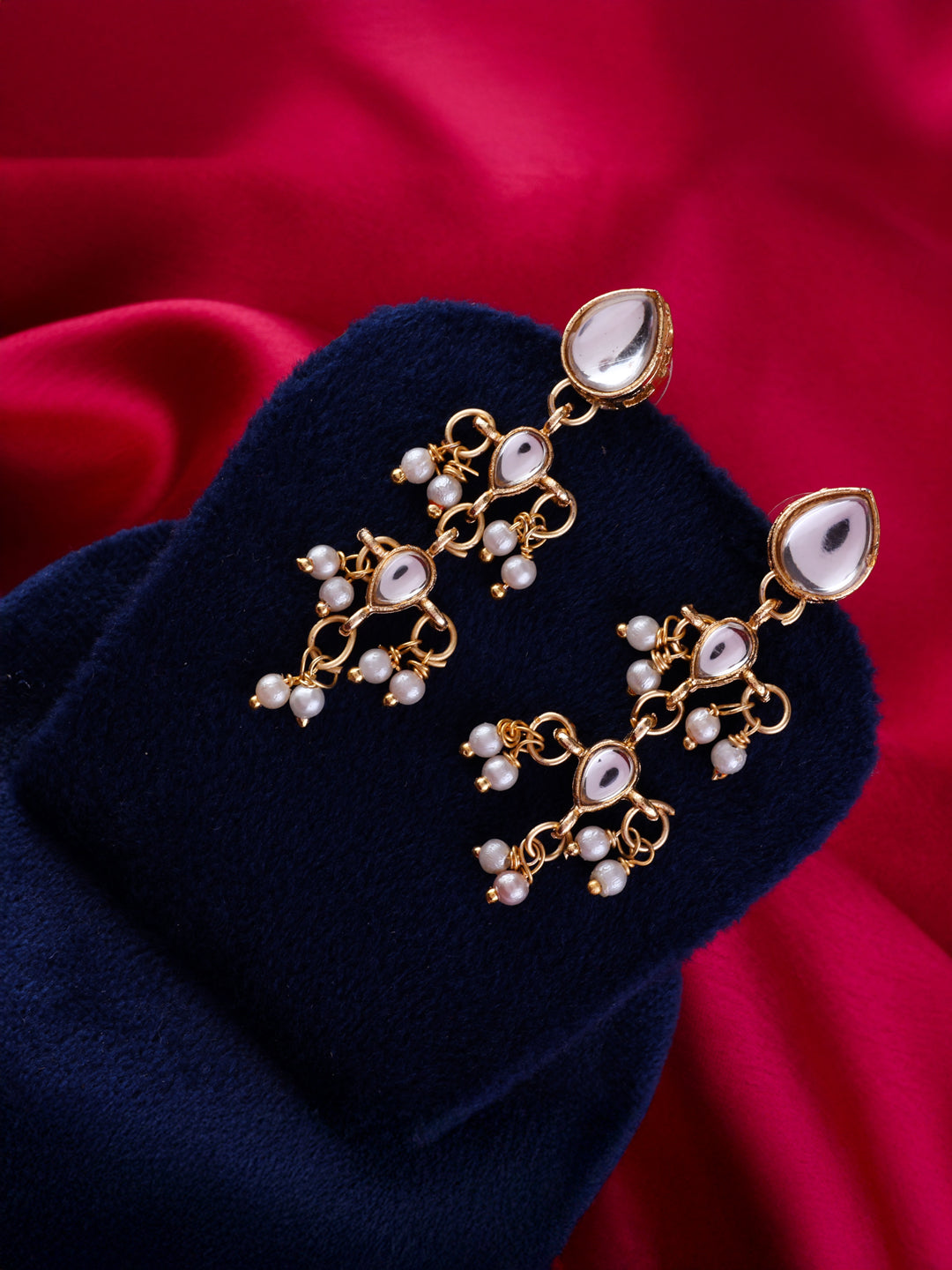 Revaan Pearl Statement Choker NeckSet with Earring