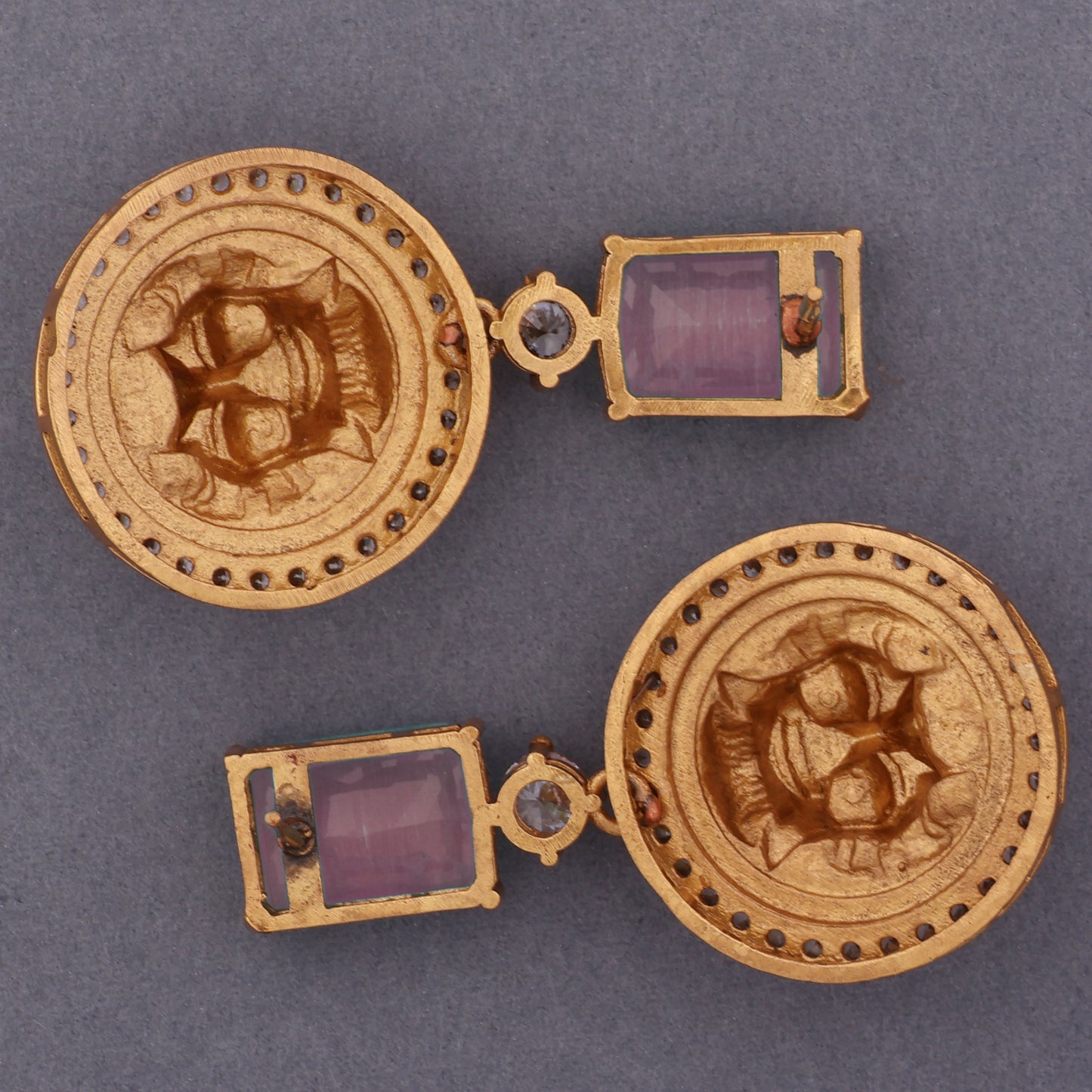 Matte Blush Shriya Designer Earring