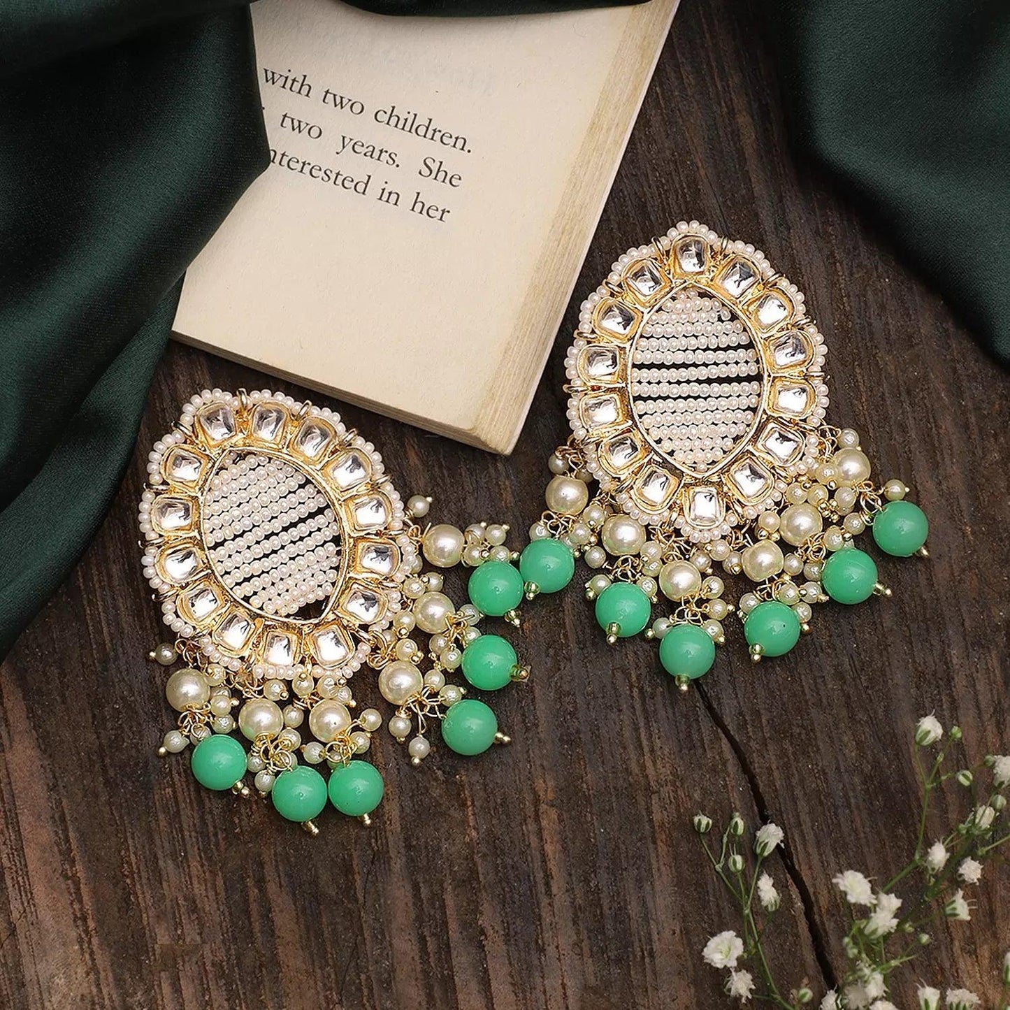 Mint Green Aashna Earring
