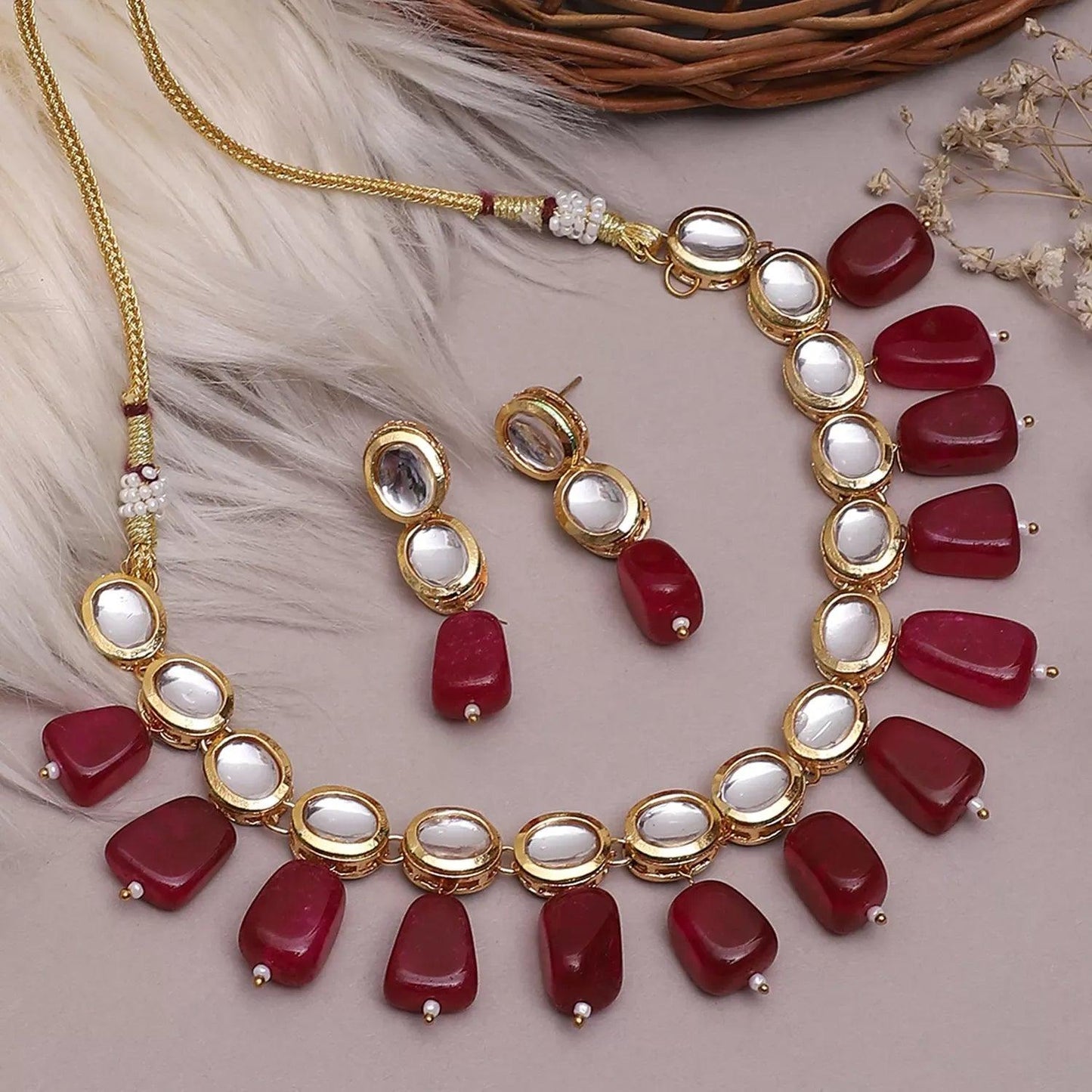 Ruby Divnoor Kundan Necklace