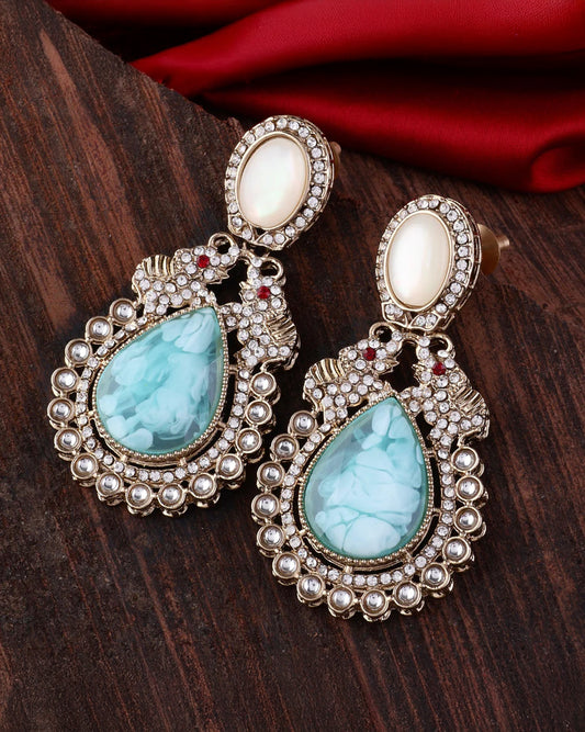 Turquoise Daniel Zircon Earring
