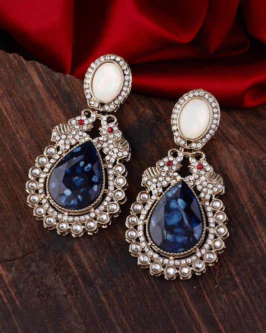 Blue Daniel Zircon Earring