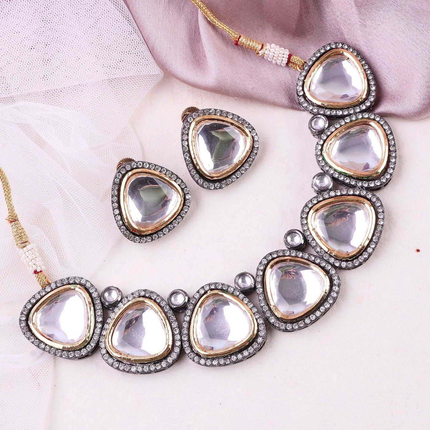Hamza Polki LookAlike Necklace