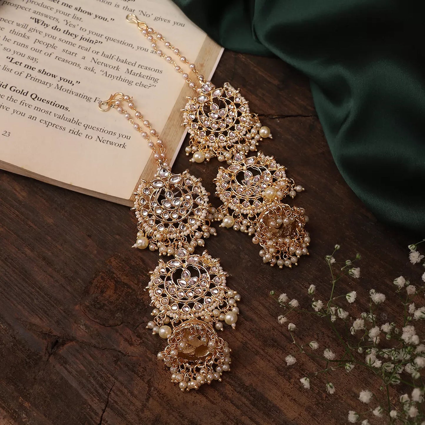 Gold Surbhi Jhumka