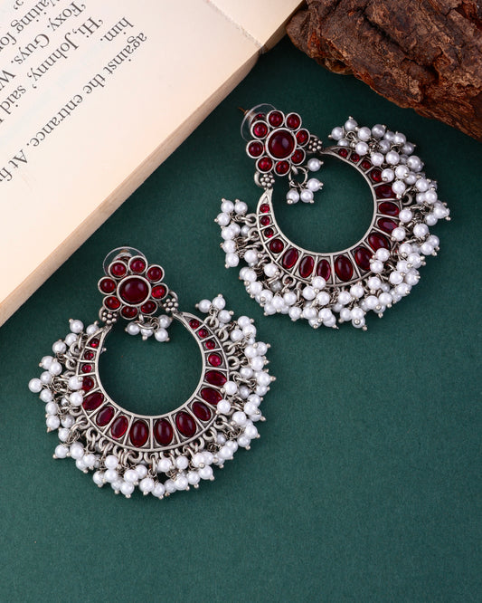 Ruby Saroj Kumud Earring