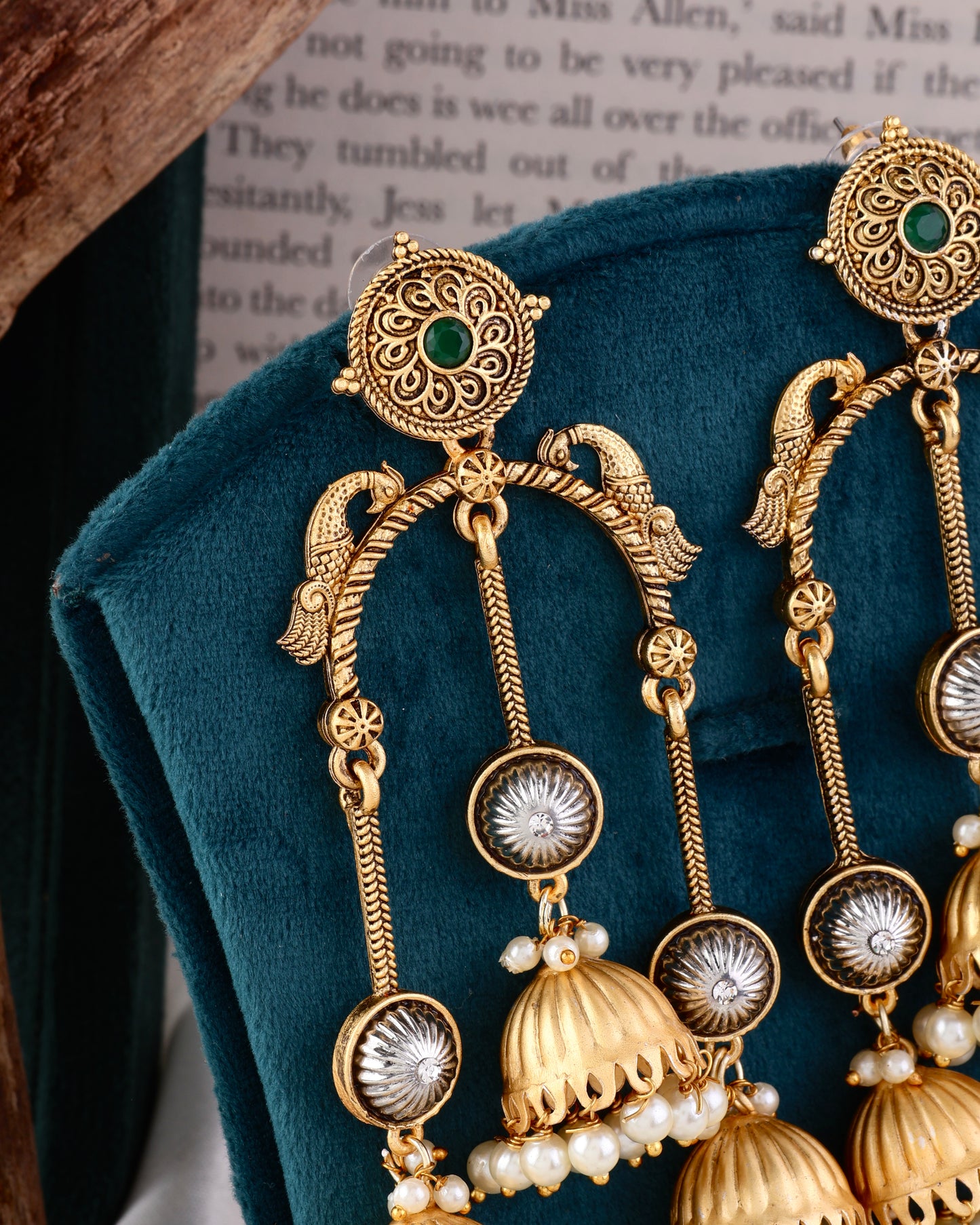 Aashi Designer Jhumka Earring Brass Lookalike