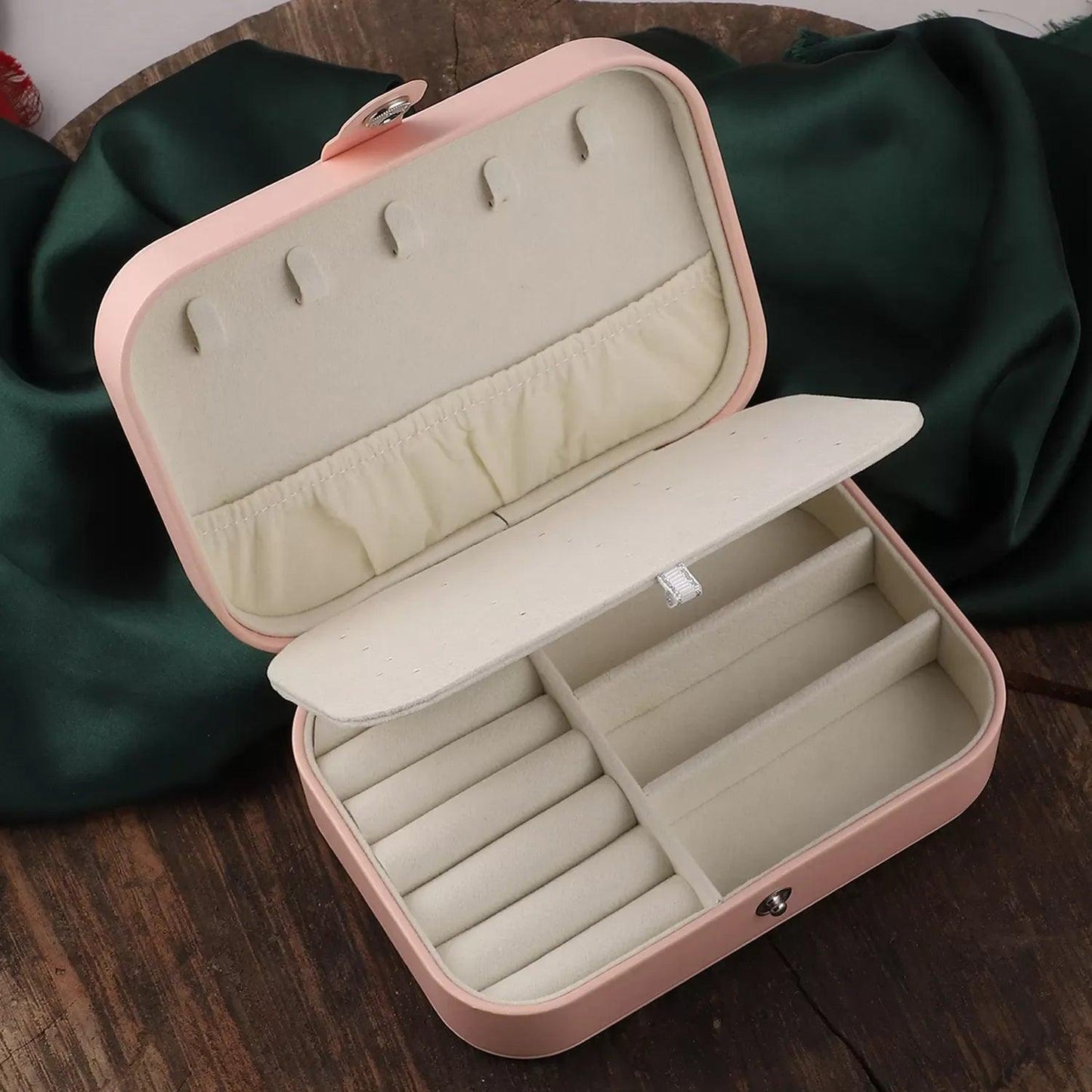 Blush Travel Jewellery Organiser