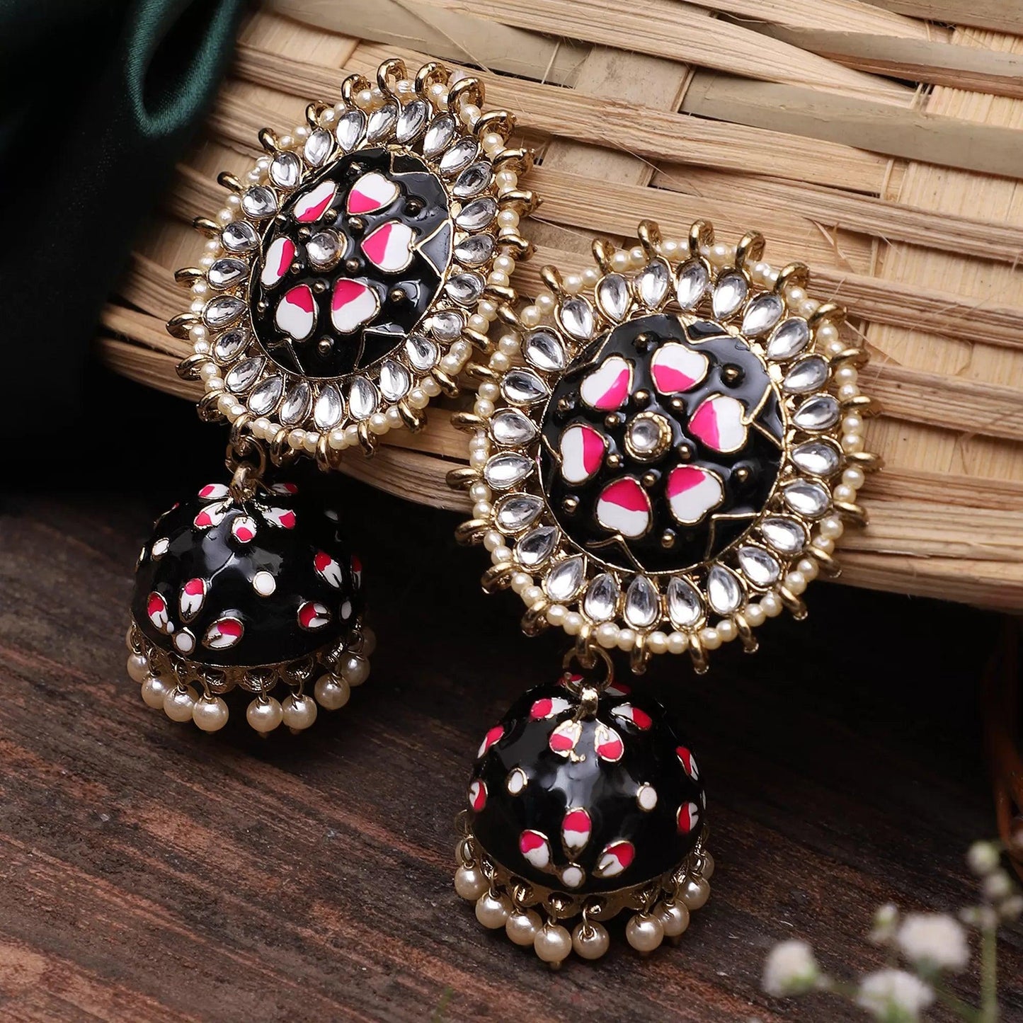 Black Anvesha Jhumka