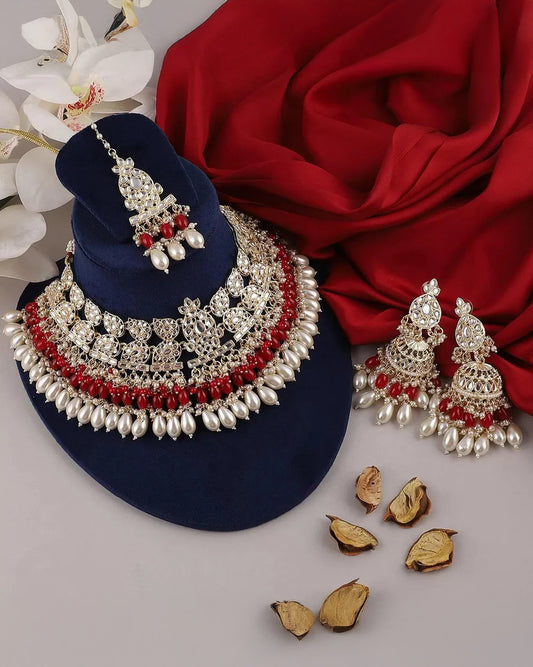 Red Meera Royal Necklace
