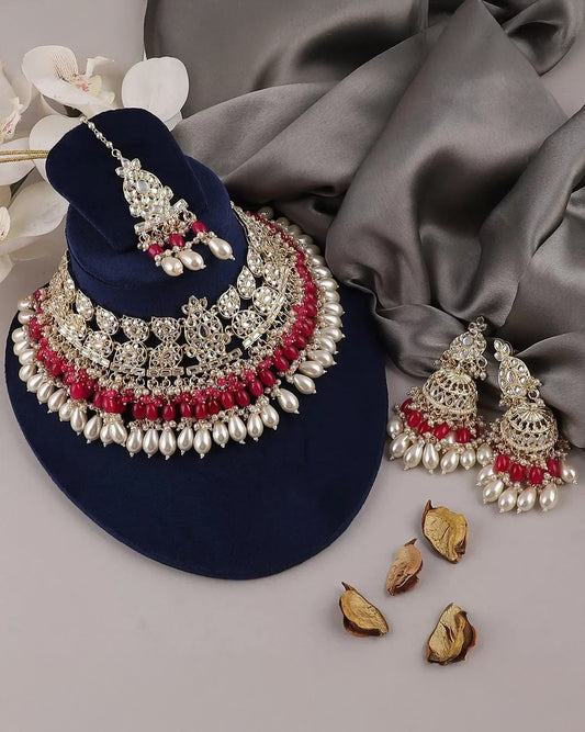 Pink Meera Royal Necklace