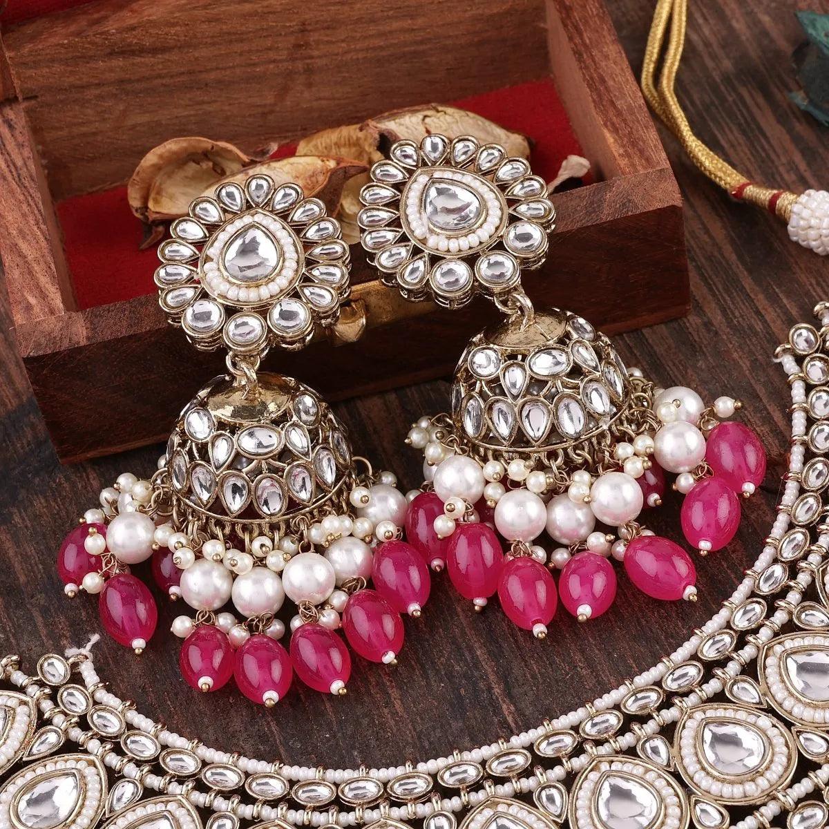 Pink Zaiba Necklace
