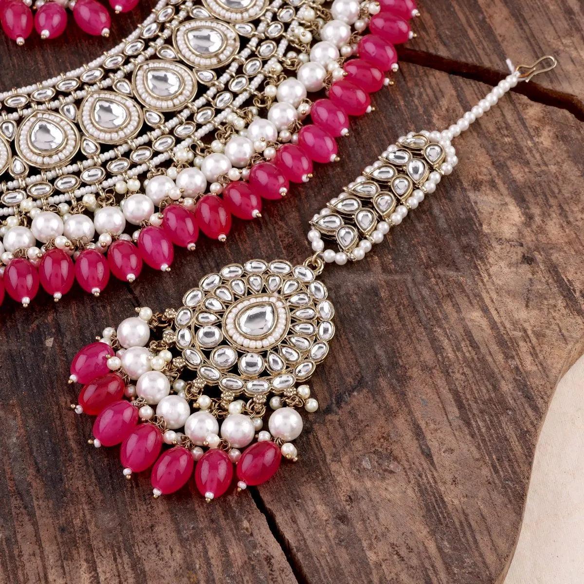 Pink Zaiba Necklace