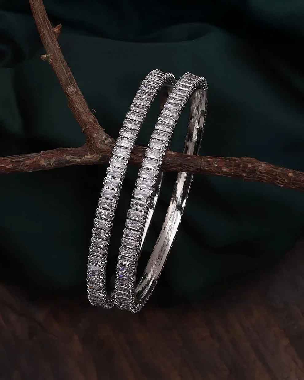 Silver Afshaa AD Bangle