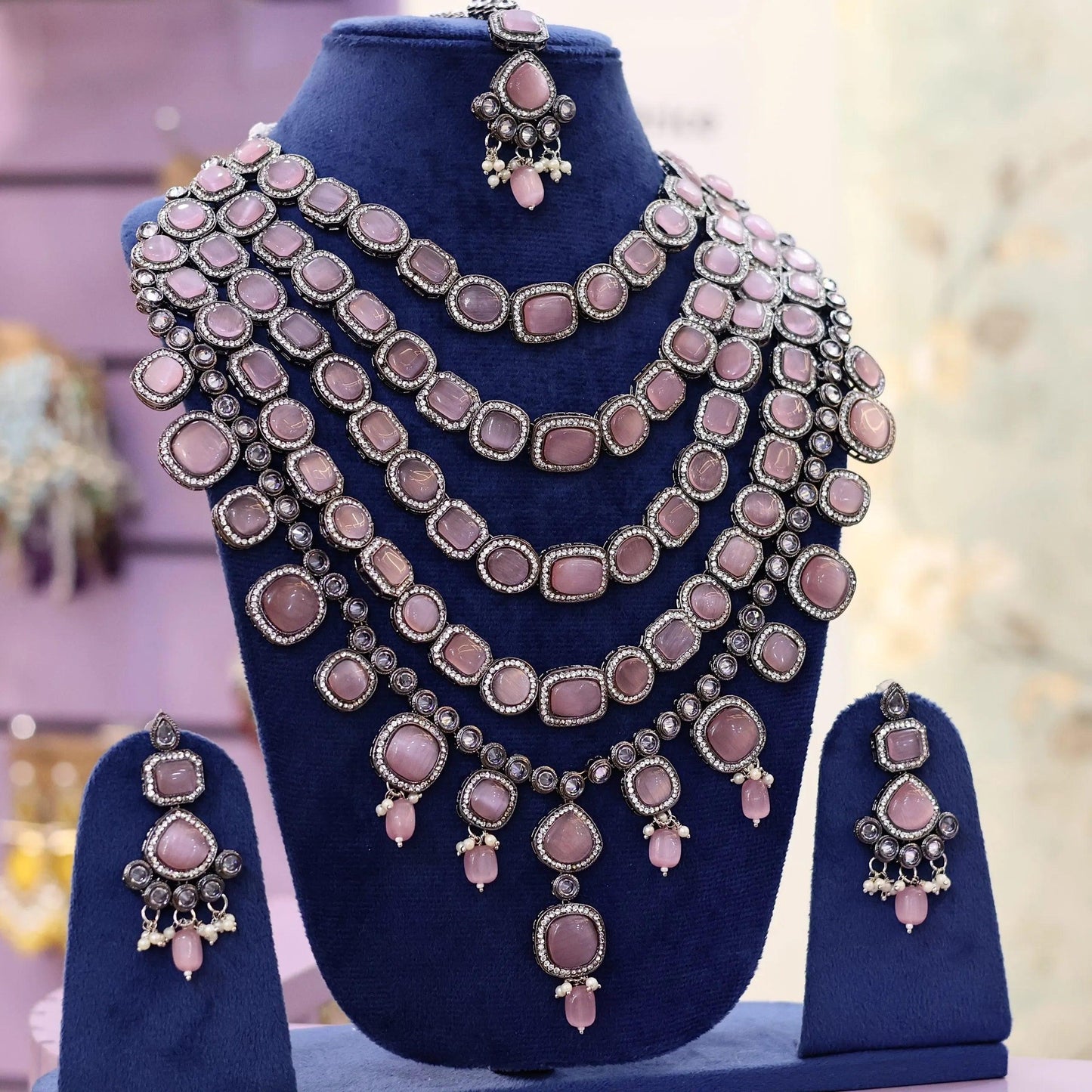 Blush Parineeti Wedding Necklace Set