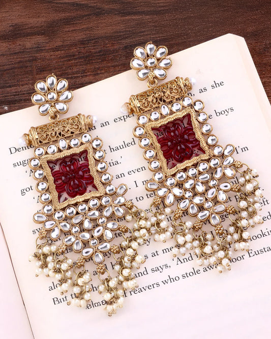 Ruby Shyla Desginger Earring