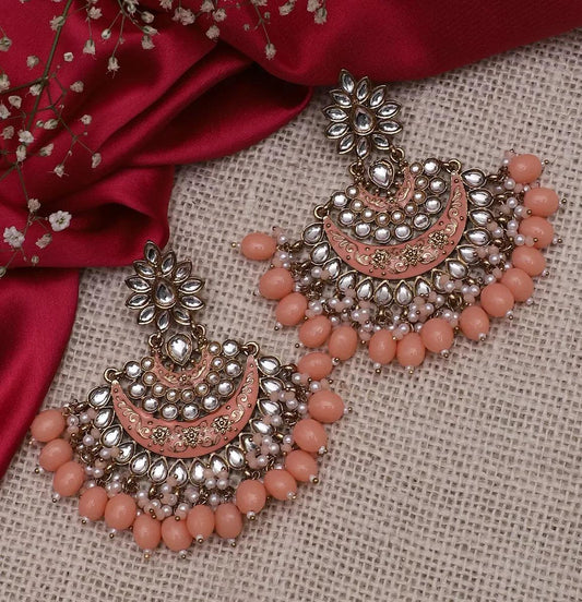 Peach Maisha Chandbali