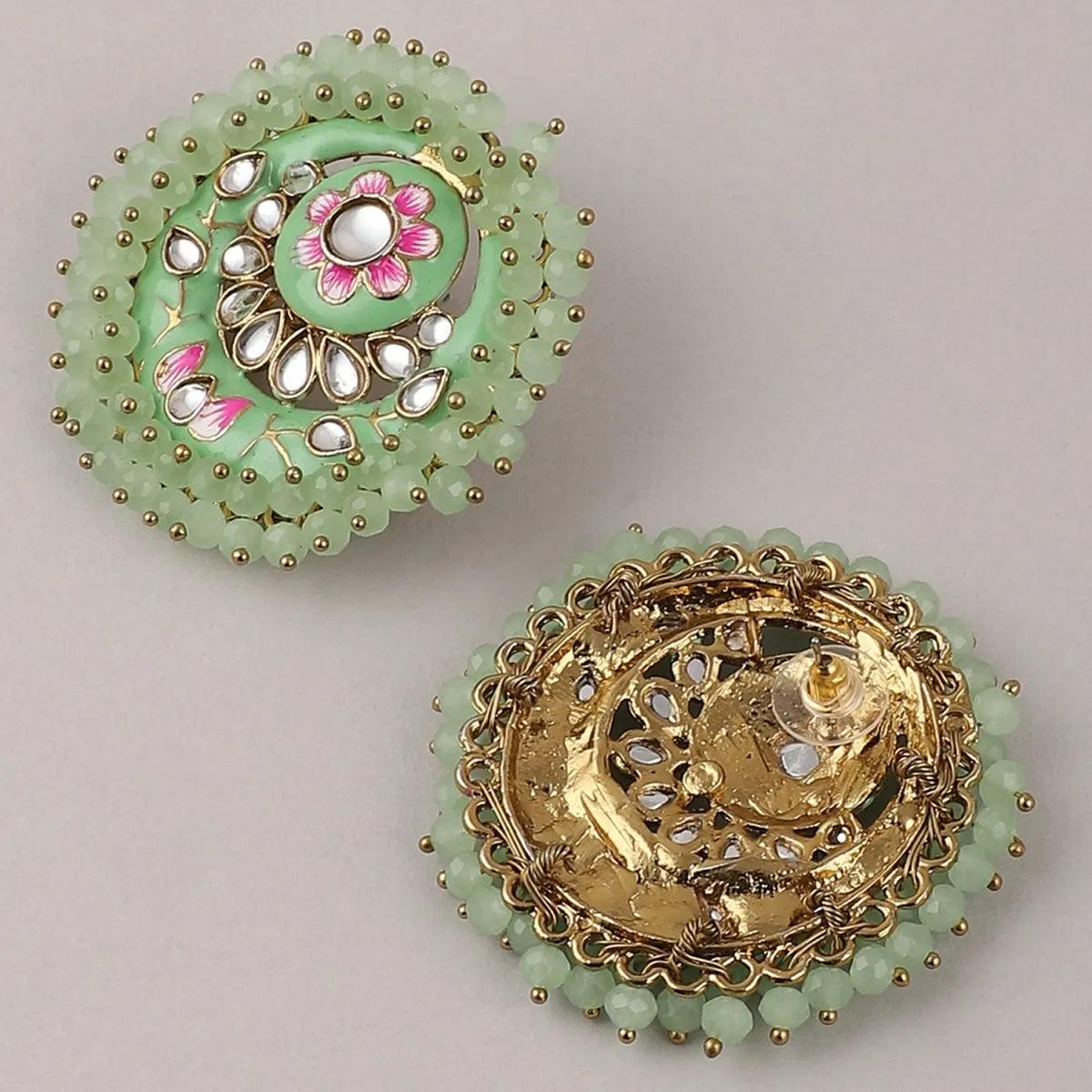 Mint Green Ashu Meena Stud
