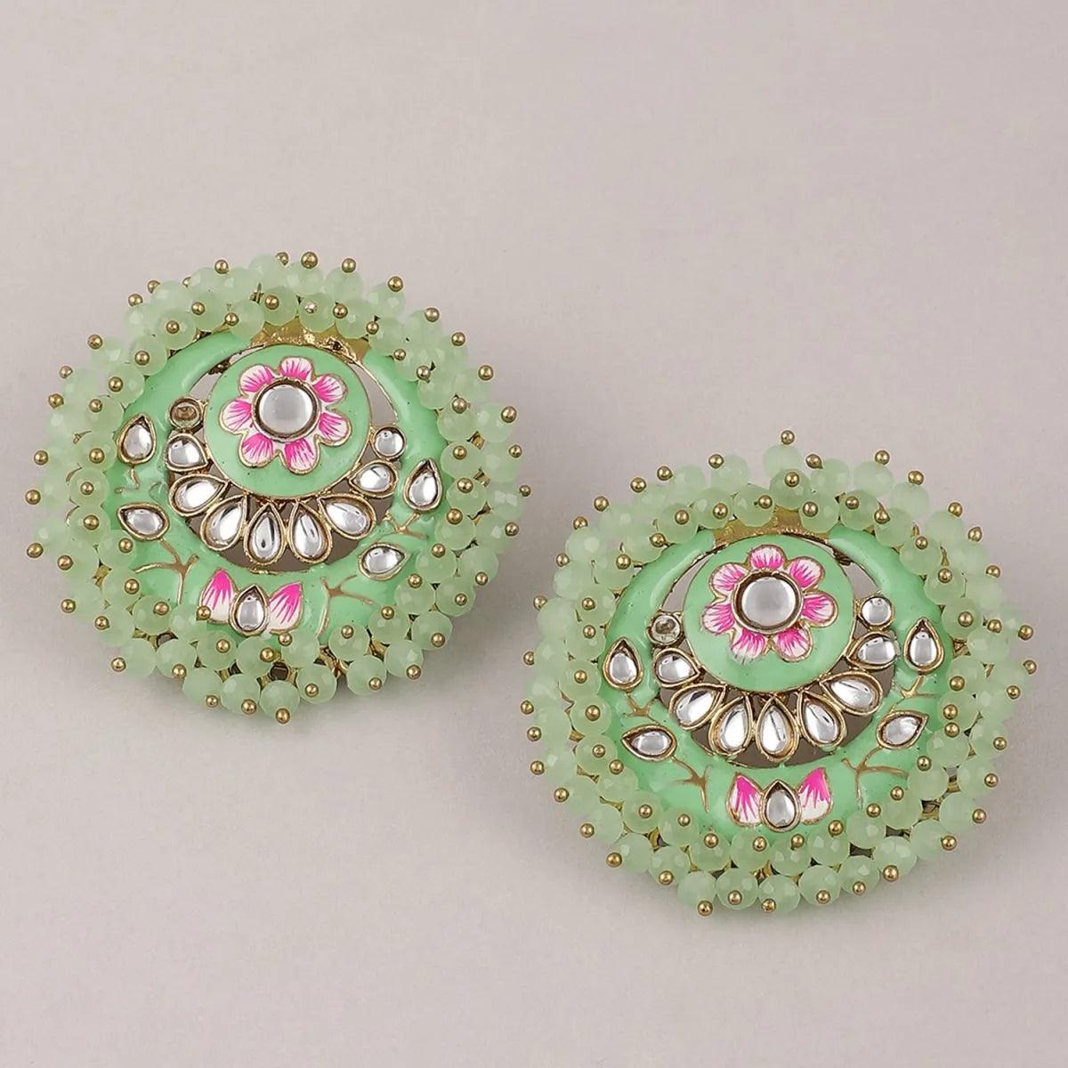 Mint Green Ashu Meena Stud