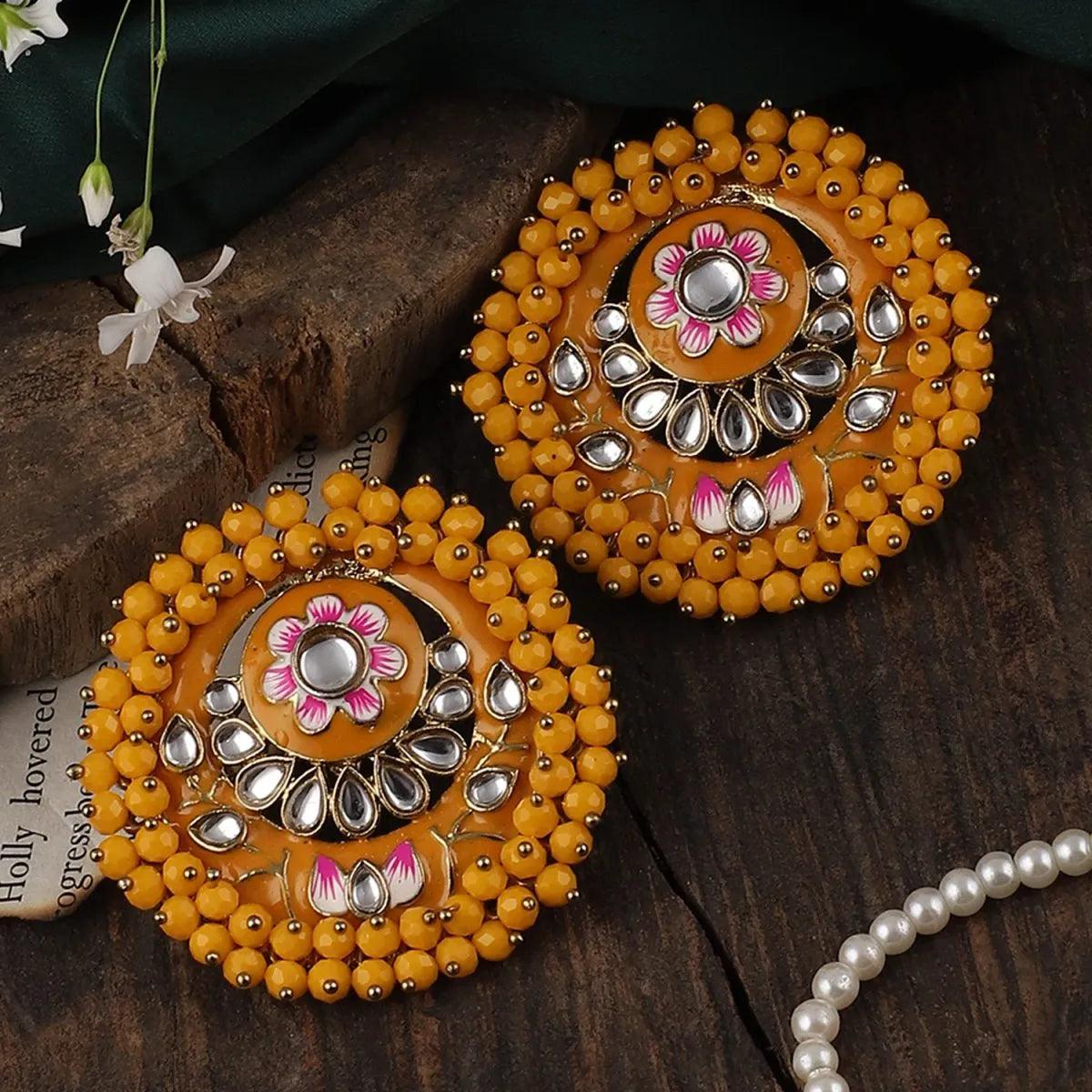 Yellow Ashu Meena Stud