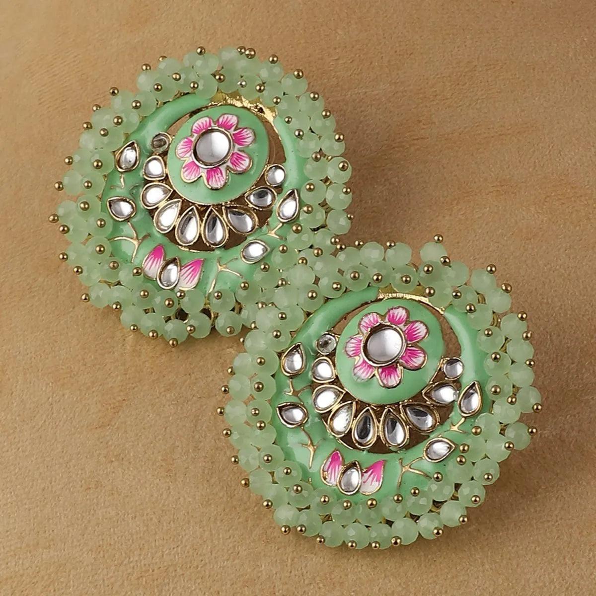 Mint Green Ashu Meena Stud