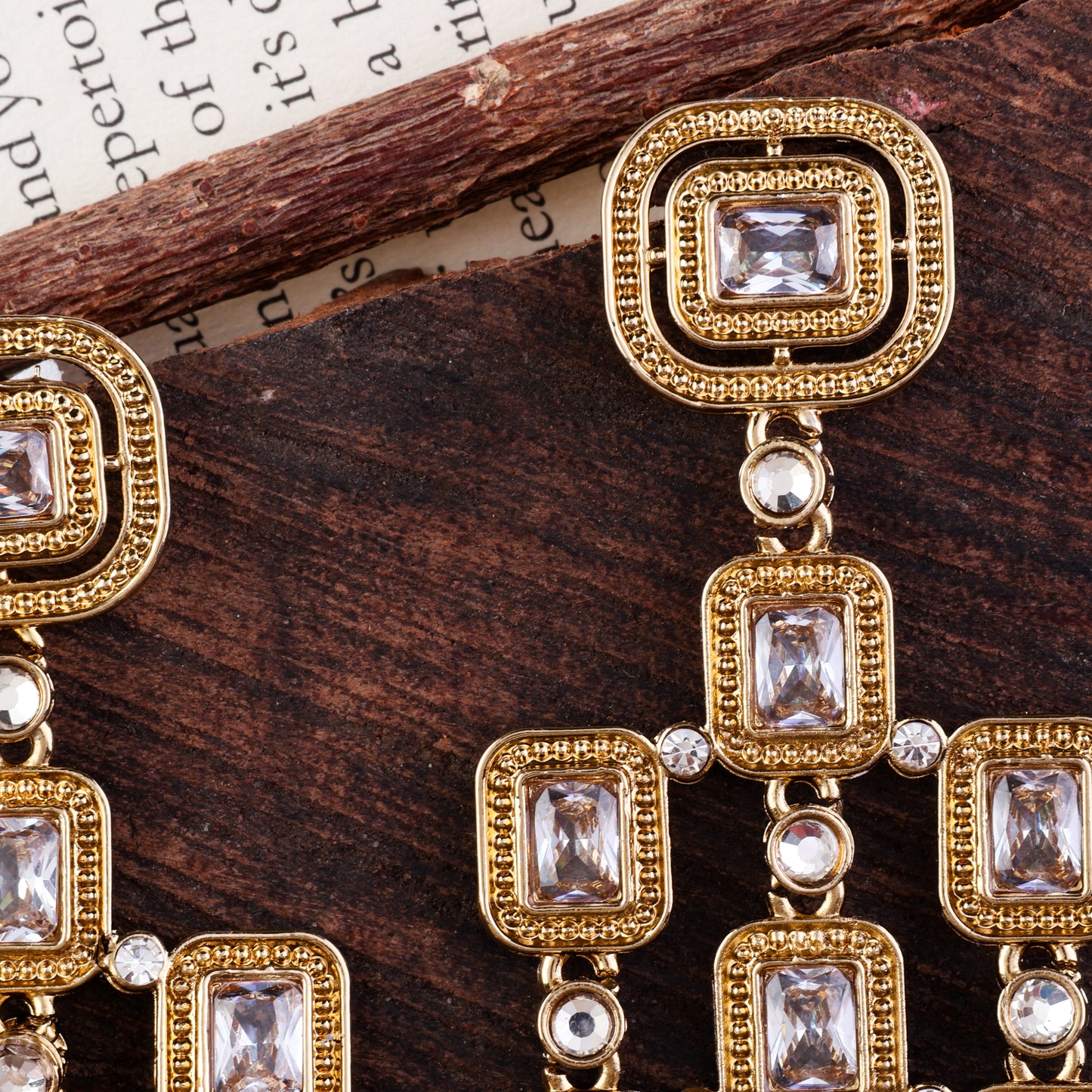 Silver Anshita Gold Designer Earring