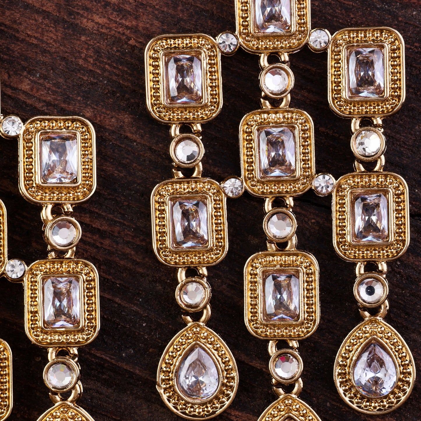 Silver Anshita Gold Designer Earring