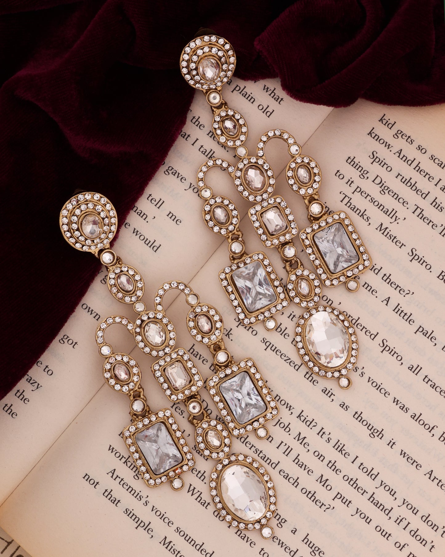 Silver Premium Ankita Bollywood Designer Earring