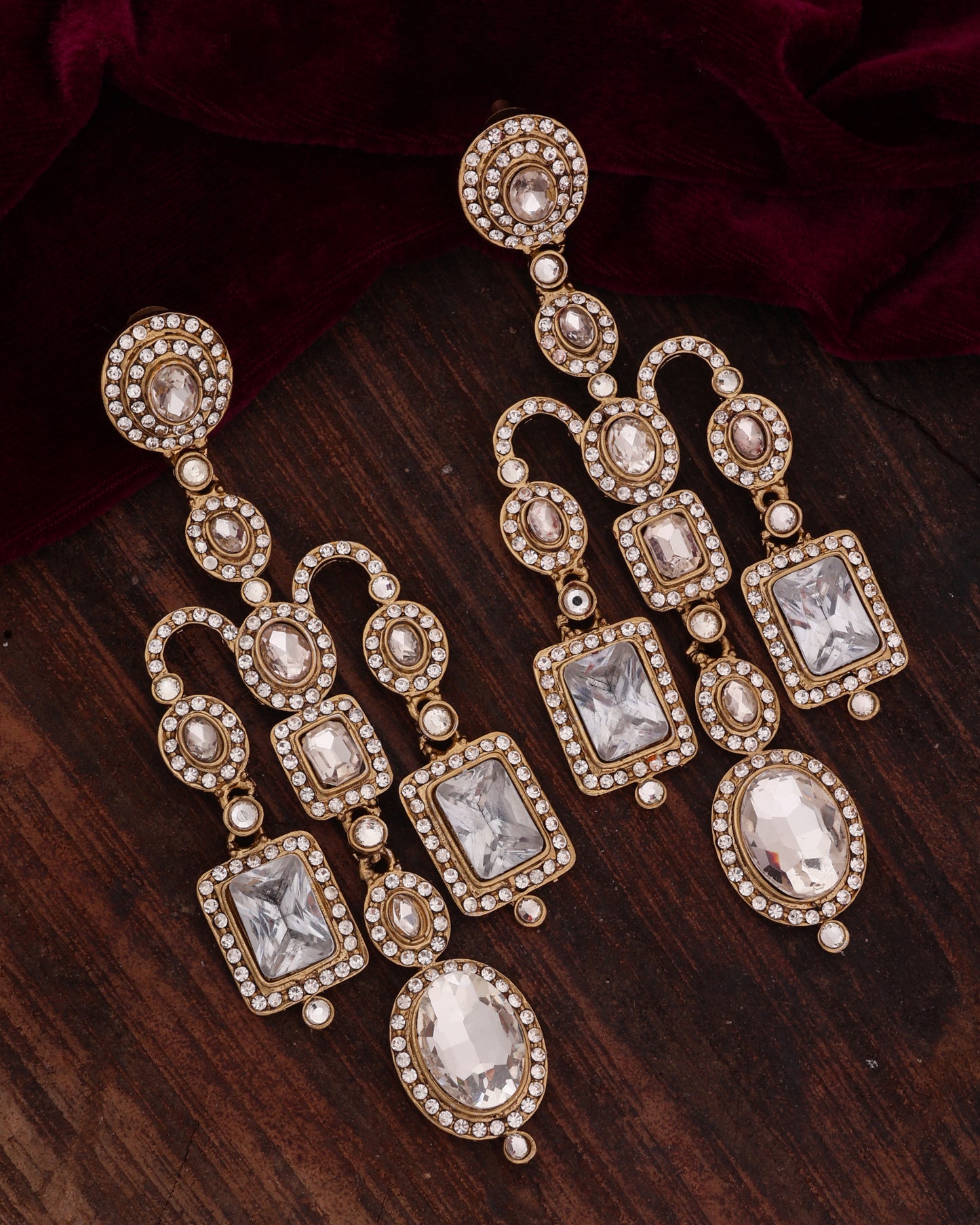 Silver Premium Ankita Bollywood Designer Earring