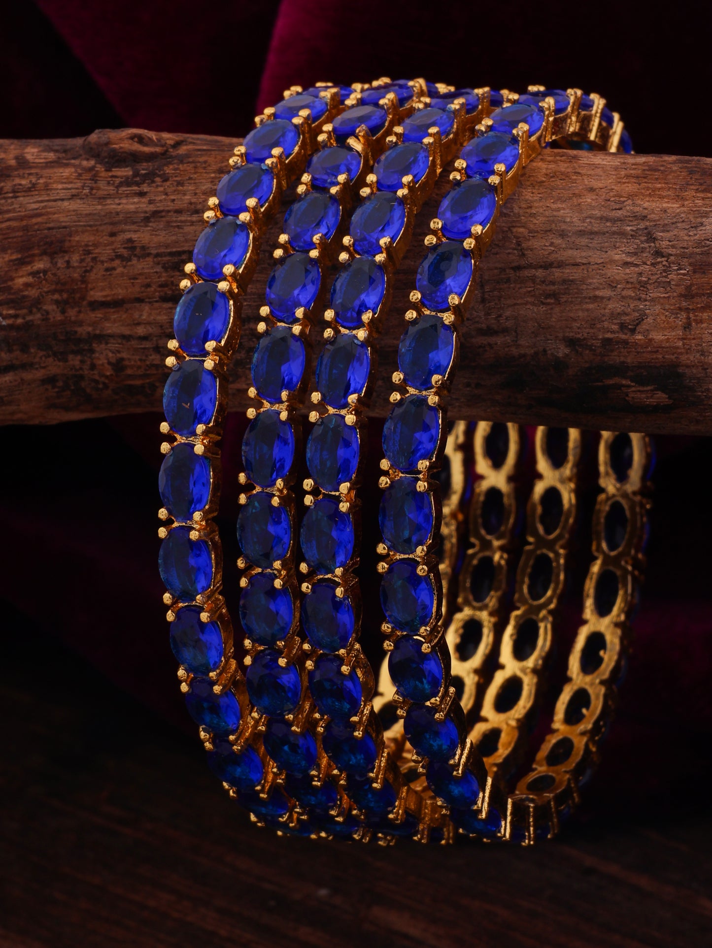 Blue Sriyam Bangle Set