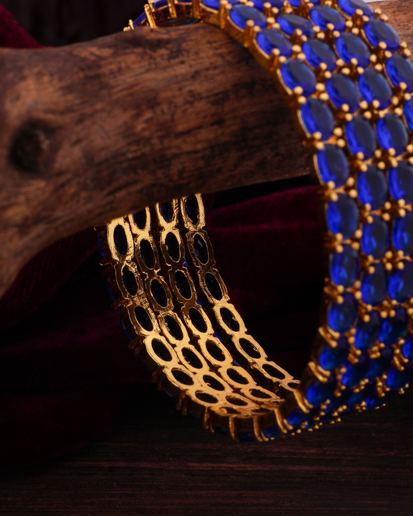 Blue Sriyam Bangle Set