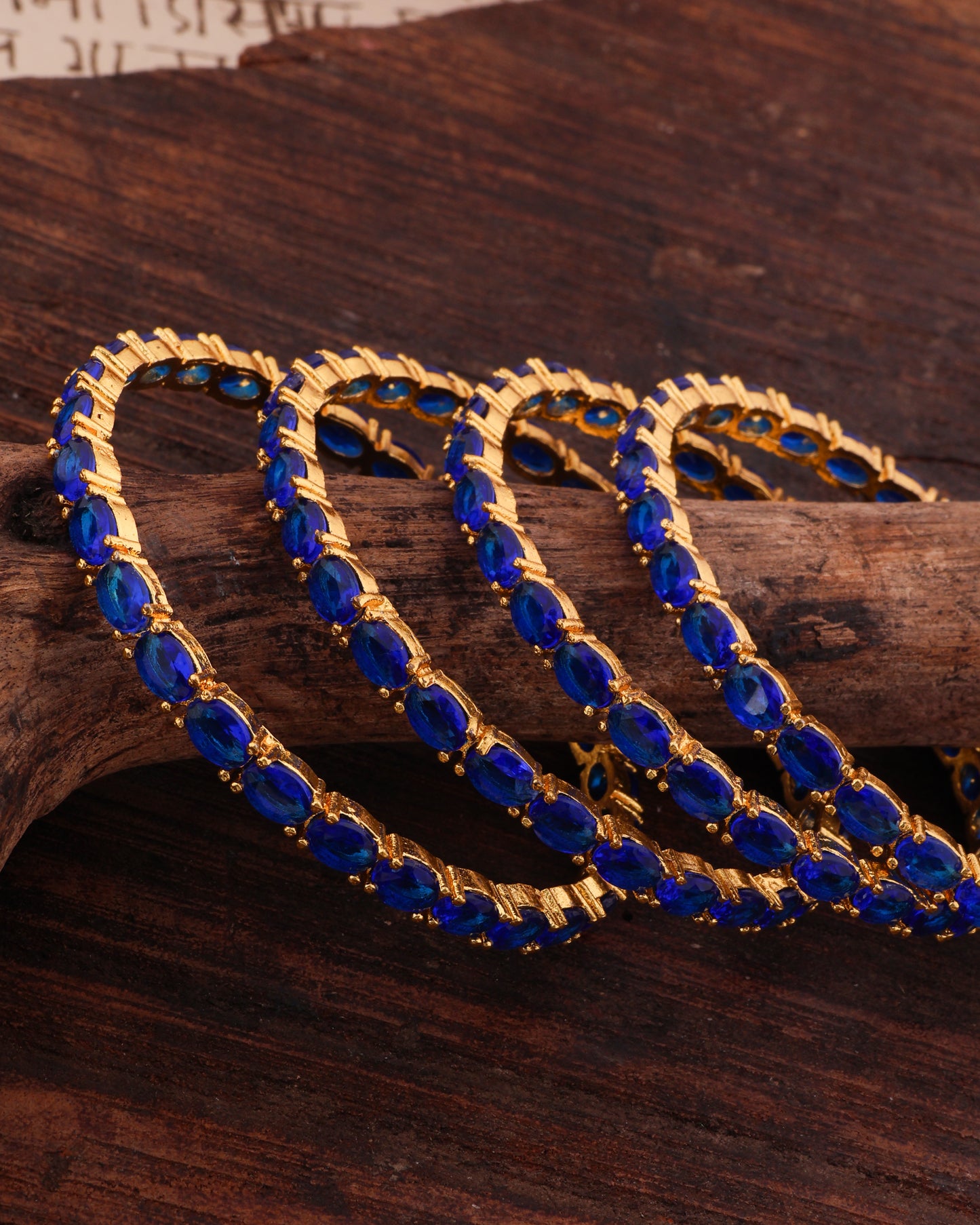 Blue Sriyam Bangle Set