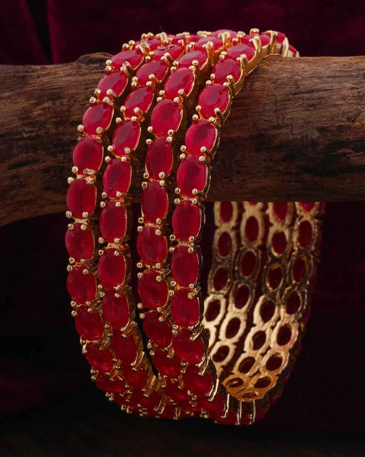 Ruby Sriyam Bangle Set