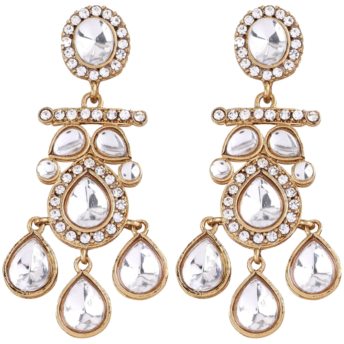 Jane Indo Western Necklace With Earrings