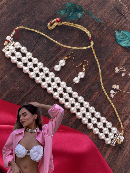 Pearl Choker Inspired KomalPanday
