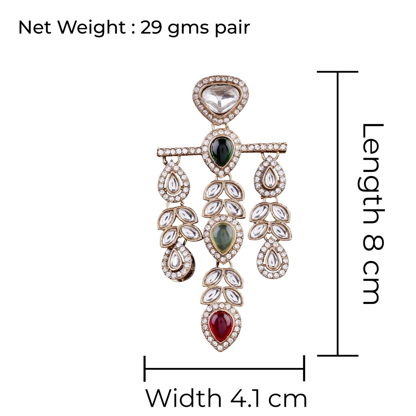 Multi Japneet Premium Designer Zircone Earring