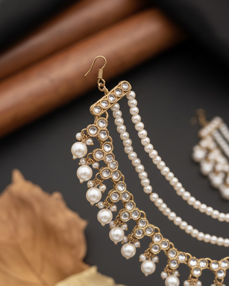 Nita Kundan Kaan Chain Pair