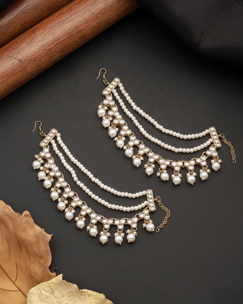 Nita Kundan Kaan Chain Pair