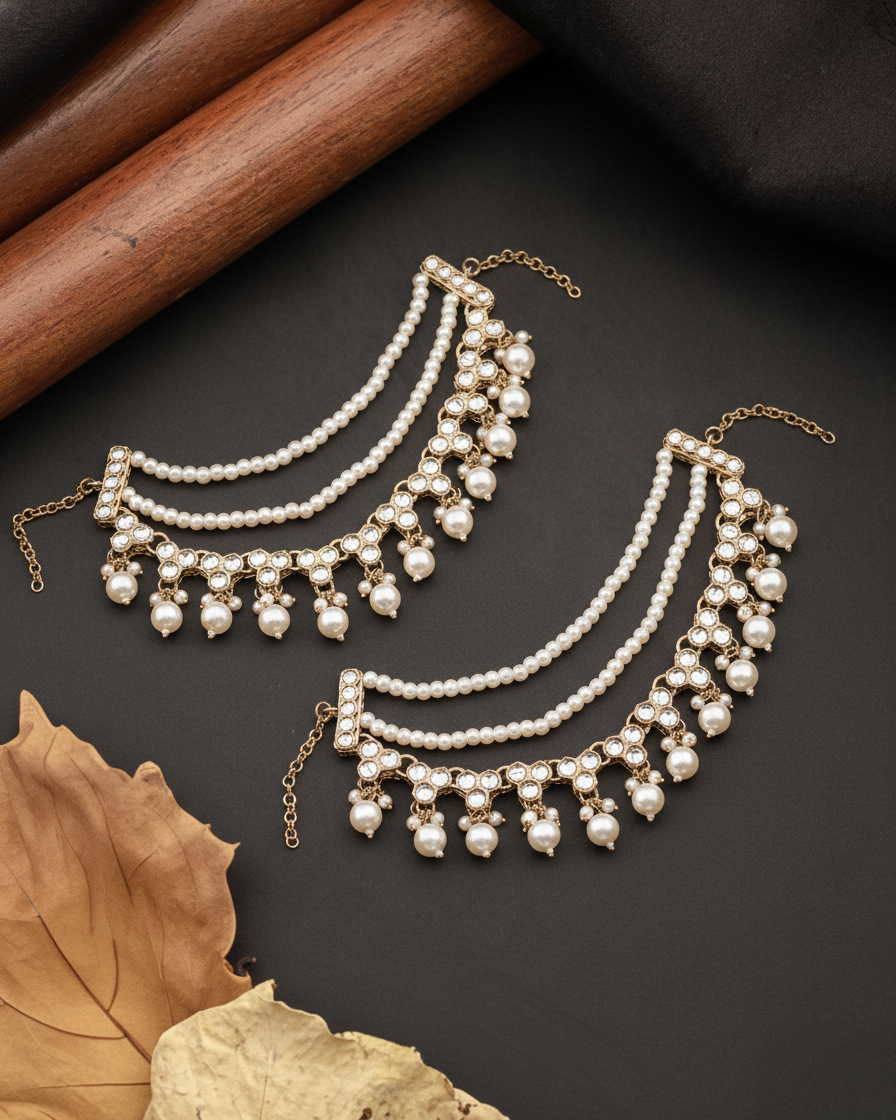 Nita Kundan Kaan Chain Pair