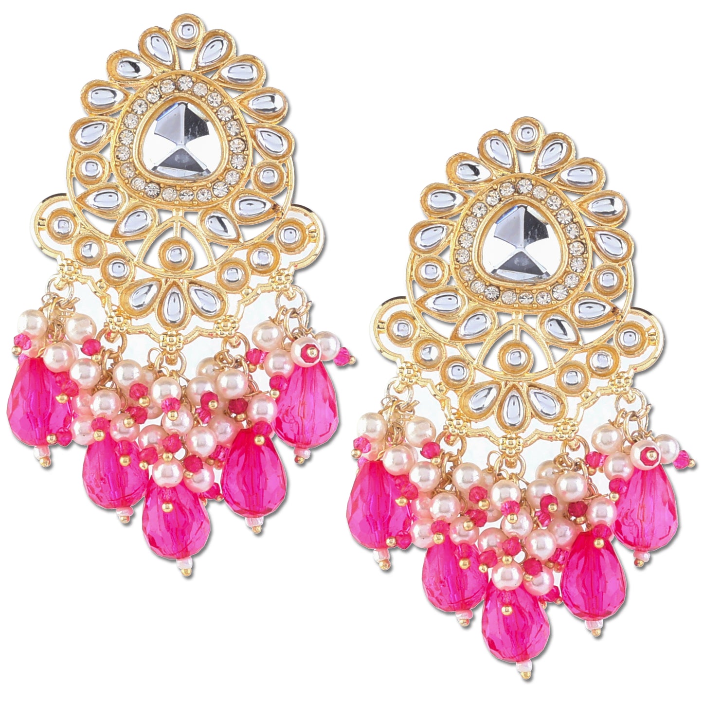 Pink Ayla Zircone Earring