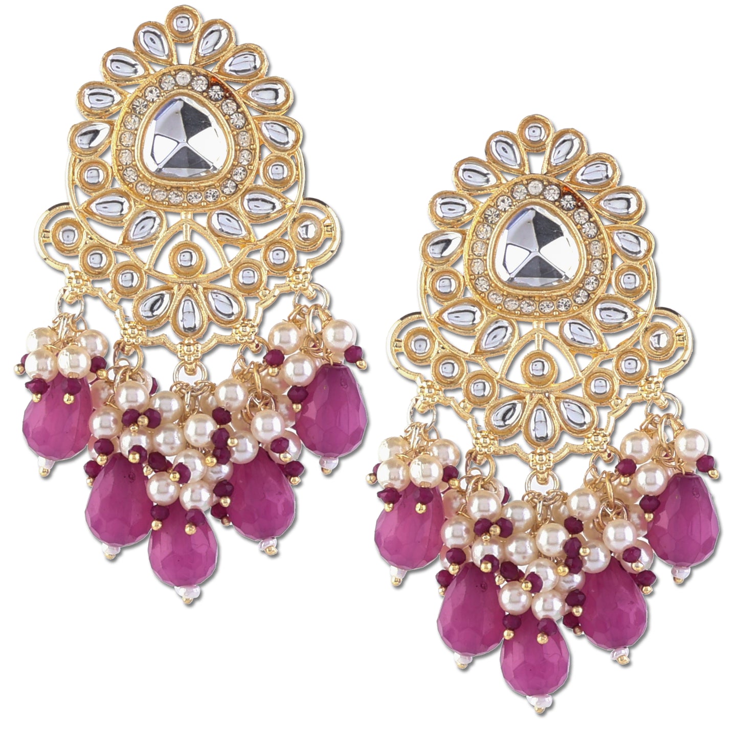 Purple Ayla Zircone Earring