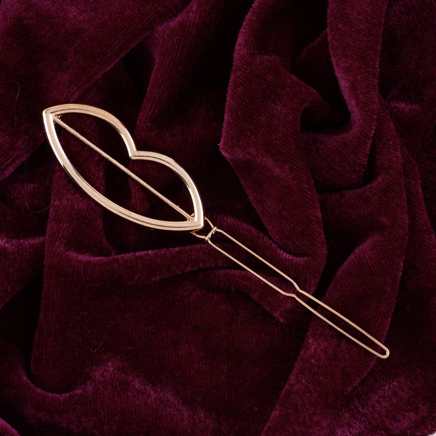 Quirky Hair Clip - Lips