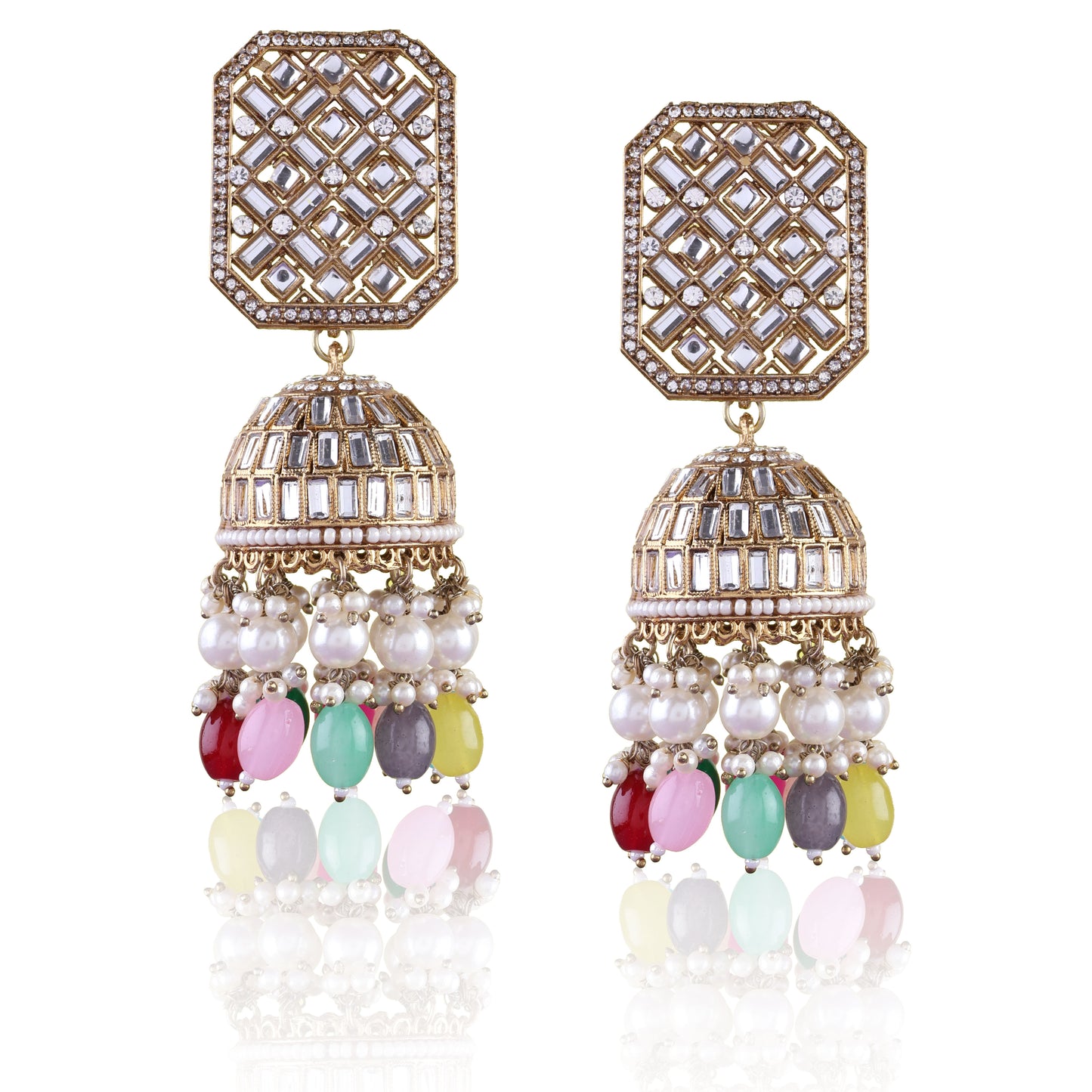 Multi Rayma Jhumka