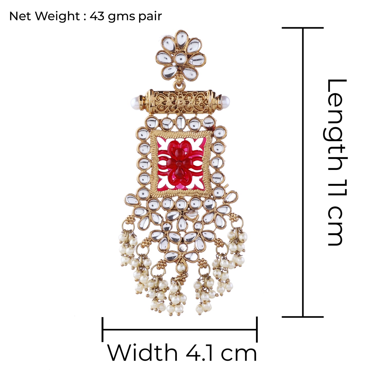Ruby Shyla Desginger Earring